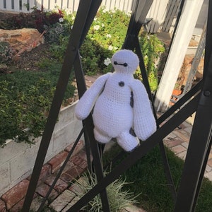Handmade Baymax Crochet Doll: Big Hero 6 Inspired Stuffed Animal