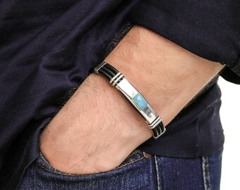 men's larimar jewelry