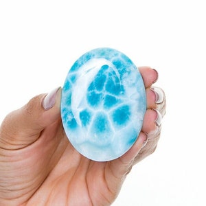 Larimar Cabochon Colbert 269 ct, 55 grams, 1.9 oz 100% Handmade Larimar Handcrafted The Larimar Shop® zdjęcie 1