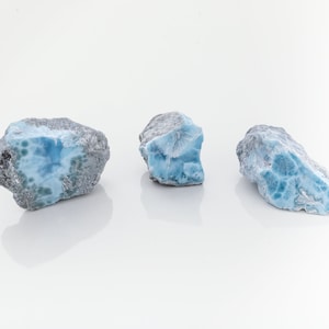 Paperweights Bennett Set | Dominican Larimar Raw | Home Decor | Handcrafted The Larimar Shop®