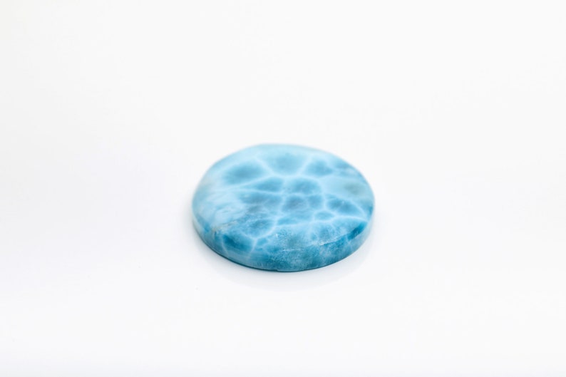 Larimar Cabochon Colbert 269 ct, 55 grams, 1.9 oz 100% Handmade Larimar Handcrafted The Larimar Shop® zdjęcie 3