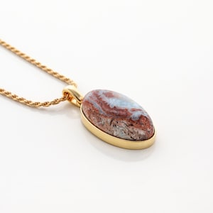 Specimen Larimar Gold Vermeil Pendant Millie | Larimar Stone Ring | Handcrafted The Larimar Shop® | Dominican Republic Jewelry