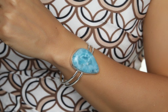 Larimar cuff bracelet deals