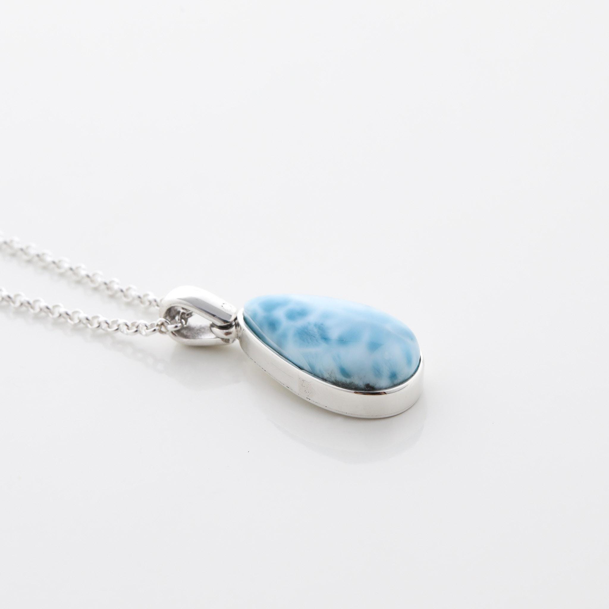 Larimar Pendant Cove | Larimar Jewelry | Handmade in the Dominican