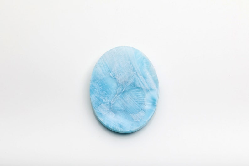 Larimar Cabochon Colbert 269 ct, 55 grams, 1.9 oz 100% Handmade Larimar Handcrafted The Larimar Shop® zdjęcie 6