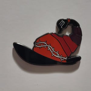 Scorpio Zodiac Witch&#39;s Hat Hard Enamel Pin