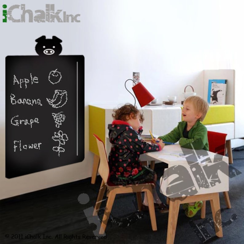 Piglet Chalkboard Vinyl Sticker Wall Decal for Home or Office 30/% off Blackboard Vinyl Wall Sticker Chalkboard Planner