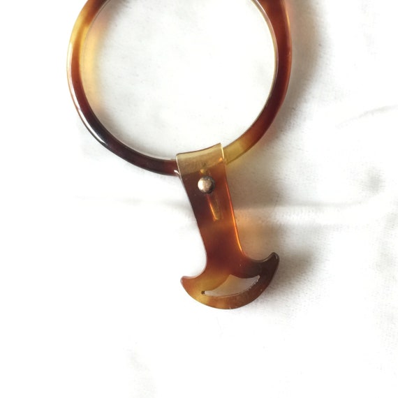 Pince nez Glasses Oxford Plastic Folding Lorgnette - image 3