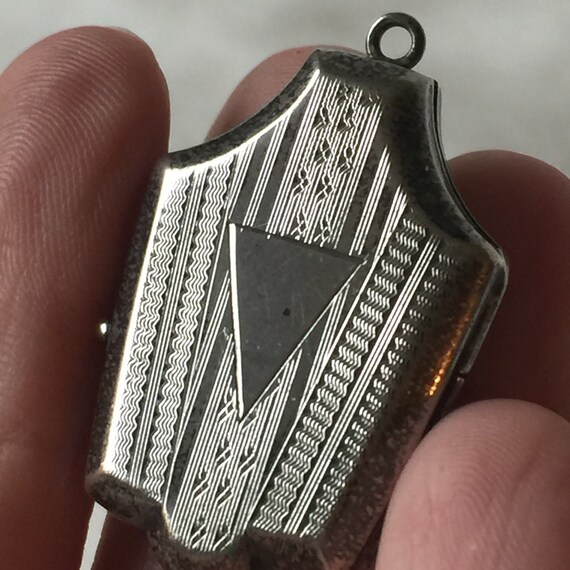 Sterling Silver Vinaigrette Locket Case Pendant V… - image 3