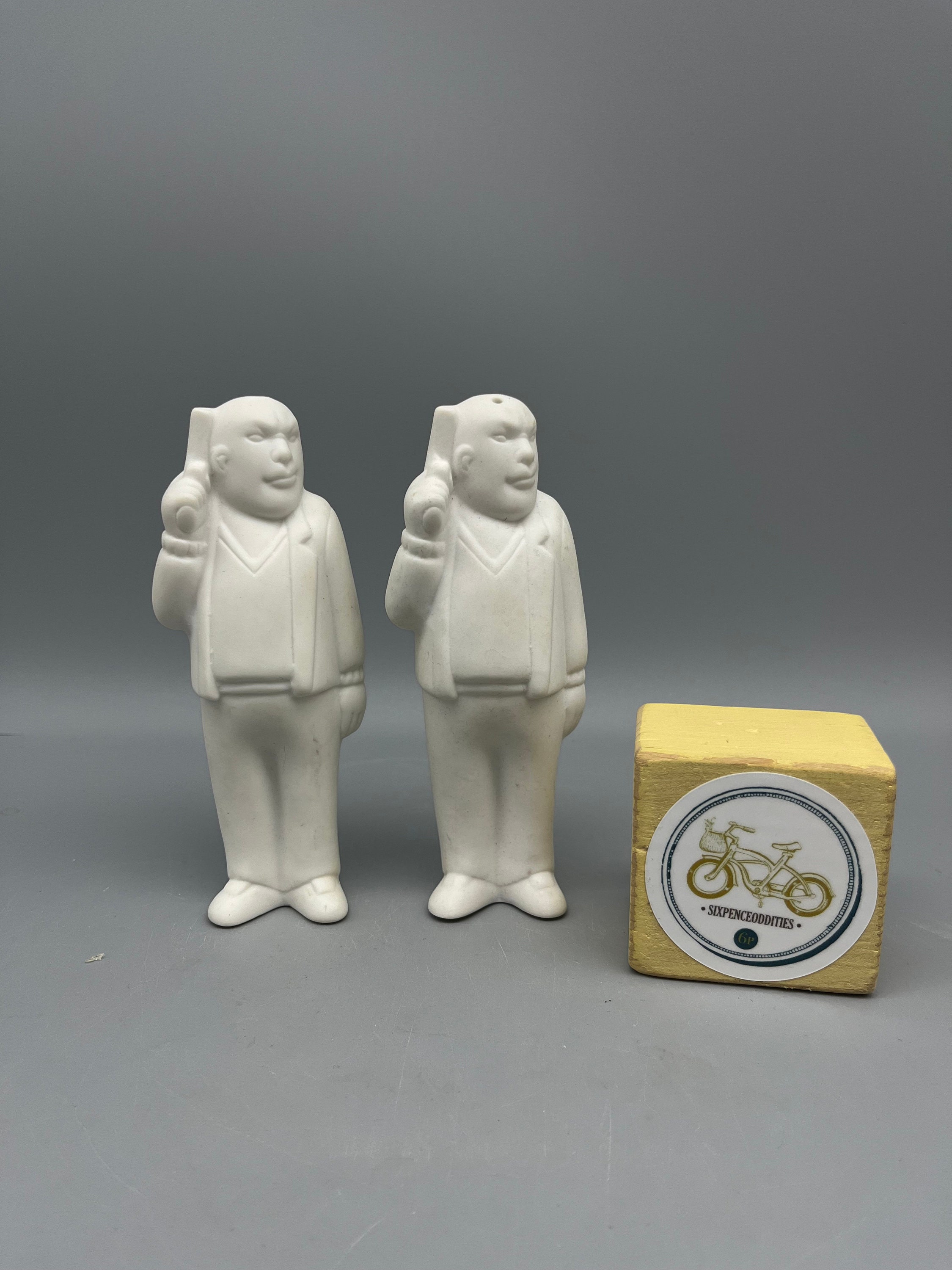 Sal and Pepi Mobsters Salt and Pepper Shakers, Kikkerland Designed