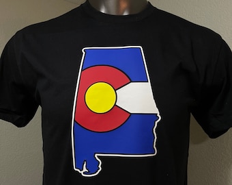 Colorado Flag Alabama State T-Shirt