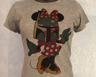Camiseta Minnie Mouse Boba Fett
