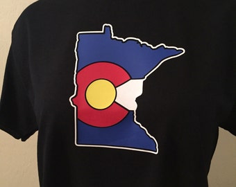 Colorado Flag Minnesota State T-Shirt