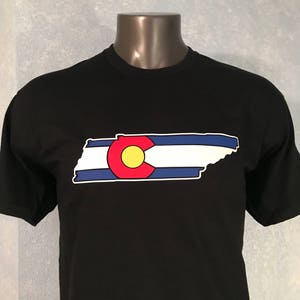 Colorado Flag Tennessee State T-Shirt