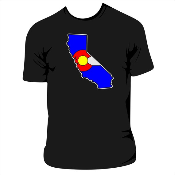Texas State Colorado Flag T-Shirt Texas State Colorado Flag T-Shirt