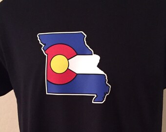 Colorado Flag Missouri State T-Shirt