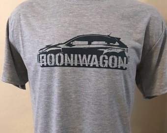 HOONIWAGON Subie T-Shirt (free sticker included)