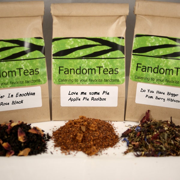 Supernatural Inspired 3-pack (Tea Free Will): Sam, Dean, and Castiel Inspired loose leaf tea gift set