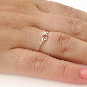 Knot ring, gold ring, knot knuckle ring, above knuckle ring,minimalist simple gold ring