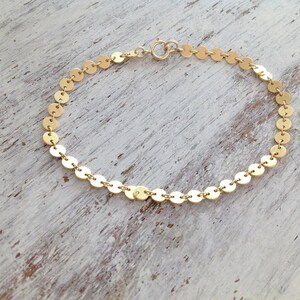 Gold bracelet, delicate bracelet, dainty gold bracelet, simple bracelet, everyday jewelry, holiday gift -21012