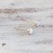 Opal stud earrings,gold opal earrings,opal earrings,classic earrings,stud earrings,Gold filled earrings,delicate earrings,gold earring-21030 