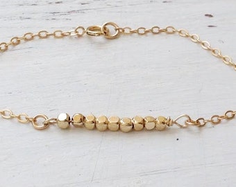 Dainty gold bracelet,gold bracelet,minimalist bracelet,layering bracelet,simple bracelet,gift for her,gold thin bracelet,21170