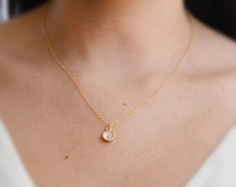 Moonstone necklace,gemstone necklace,delicate necklace,June birthstone necklace,moonstone necklace gold,moonstone jewelry