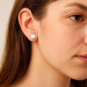 Gold earrings opal,opal stud earrings,opal gold earrings,stud earrings,classic earrings,wedding earrings, Gold filled earrings