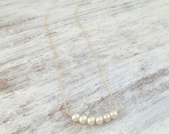 pearl necklace,bridesmaid wedding necklace, pearl necklace long,pearl necklace gold, bridal jewelry,pearl bridal necklace