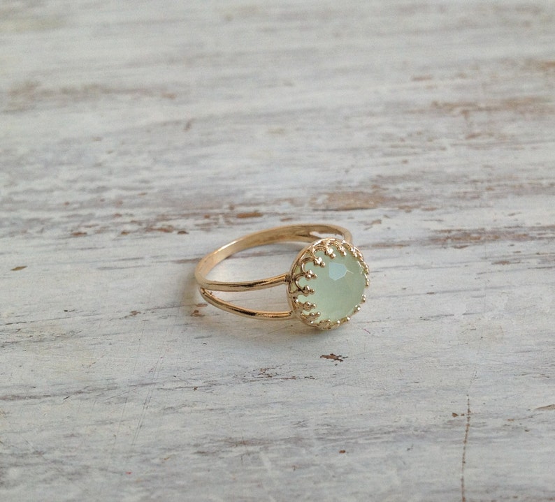 jade ring, green jade gemstone ring, gold jade ring, jade stone ring, jade jewelry 4441 image 4