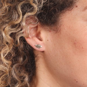 Dainty Gold leaf Earrings Tiny Leaf Stud Earrings Everyday Earrings Fall gifts Gold Leaves Earrings -20063