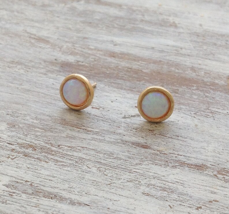 earrings opal, gold opal earrings, stud earrings, opal stud earrings, opal jewelry, stud earrings opal, opal gold earrings image 3