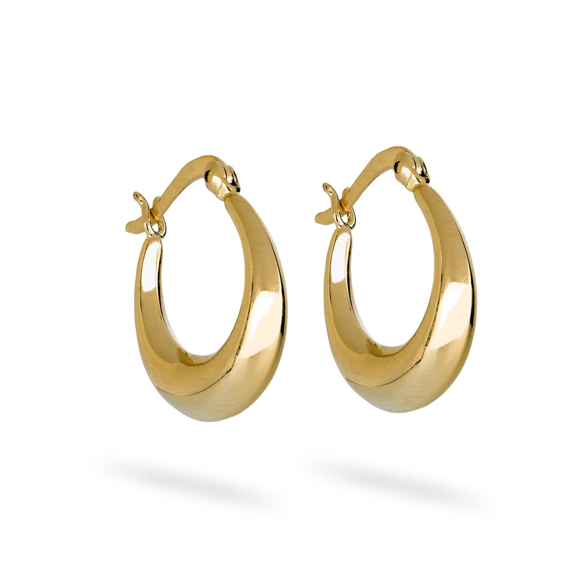 Orecchini Cerchio Argento 925 Donna - Grandi Cerchi 30/40/50/60mm Ipoallergenici, Regalo Elegante