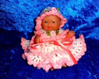 5" DOLLS CLOTHES. Crochet Pattern.