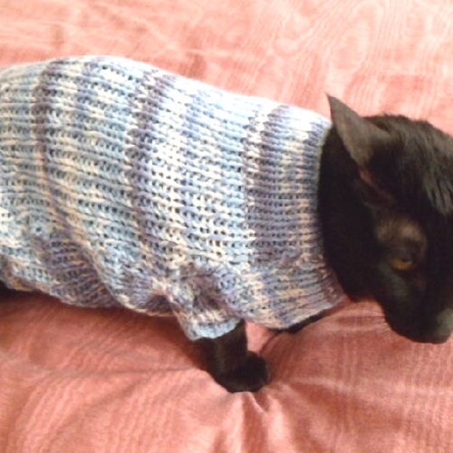 CAT SWEATER. KNITTING Pattern. Etsy