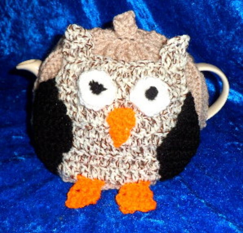 OWL TEA COSY. Crochet and Knitting Pattern for Download. Etsy