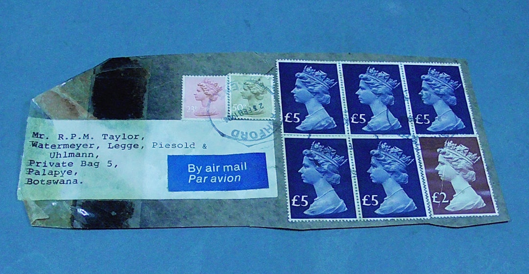 VINTAGE LARGE STAMPS, QE2, Large Denominations. Etsy