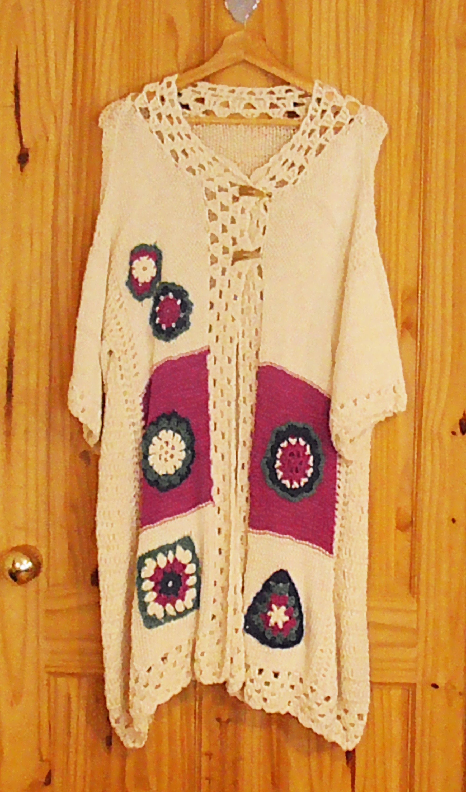 BOHO CROCHET JACKET Etsy