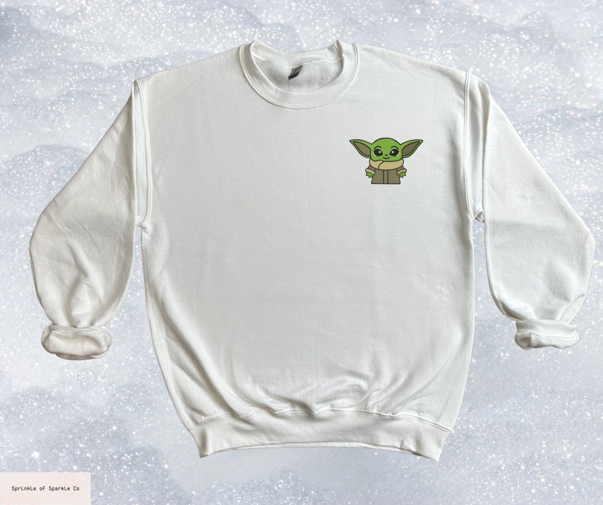 Baby yoda crew neck hotsell