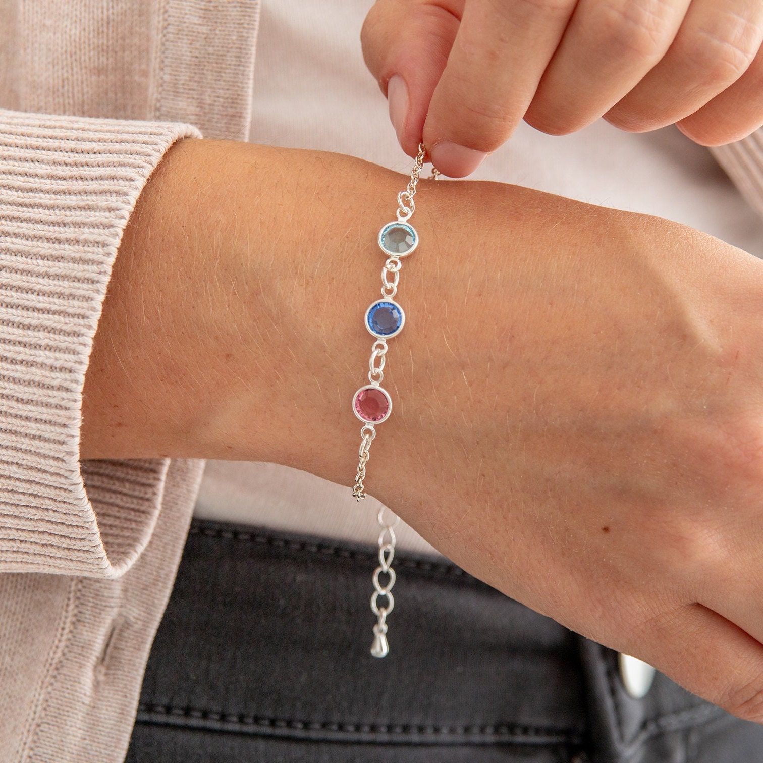 Monogram Beads Bracelet S00 - Fashion Jewellery