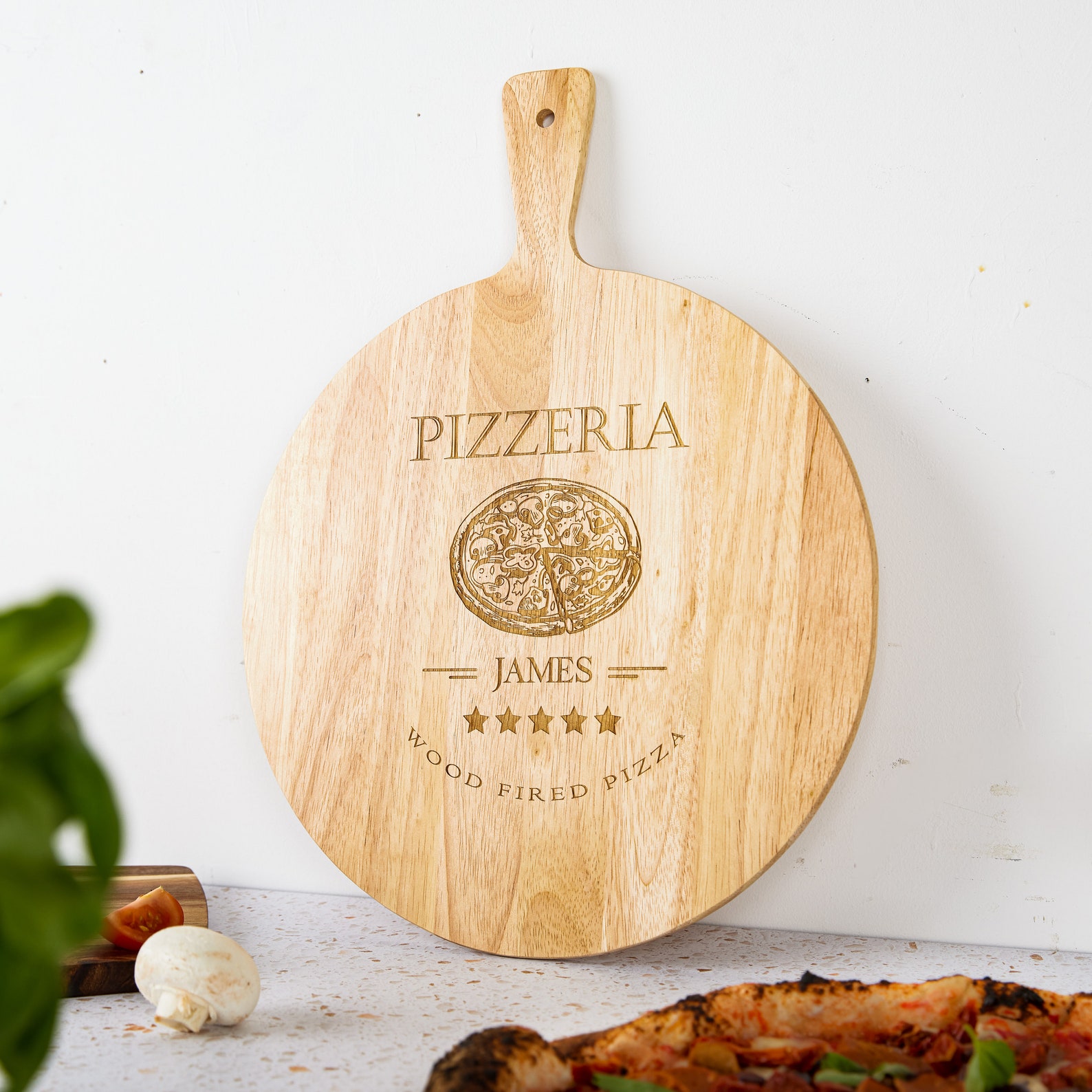 Engraved Pizza Board Custom Pizzeria Pizza Board Etsy