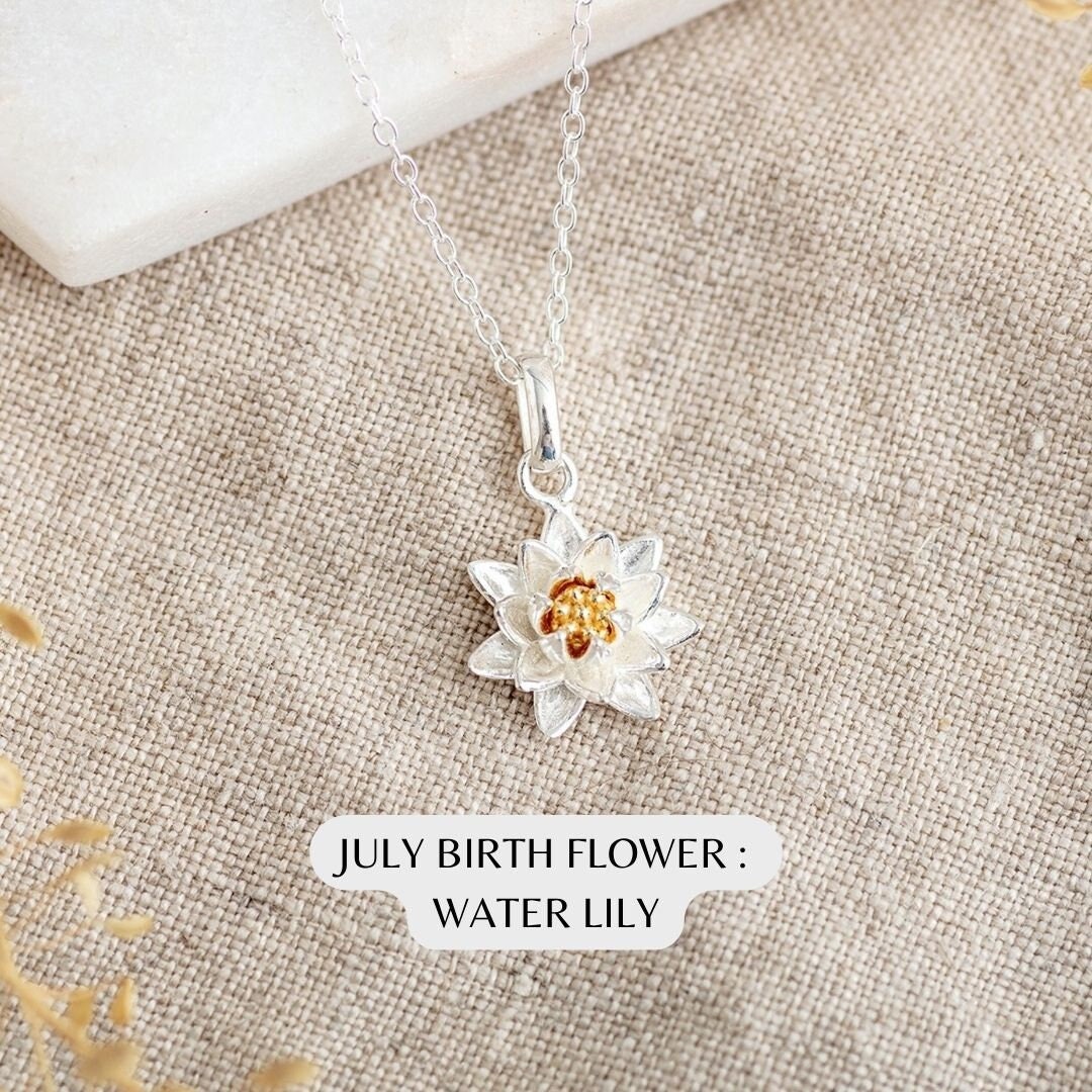 Lotus Necklace Water Lily Necklace Sterling Silver Flower Necklace Citrine  Necklace Heart Chakra Necklace - Etsy | Lotus necklace, Lily necklace,  Necklace