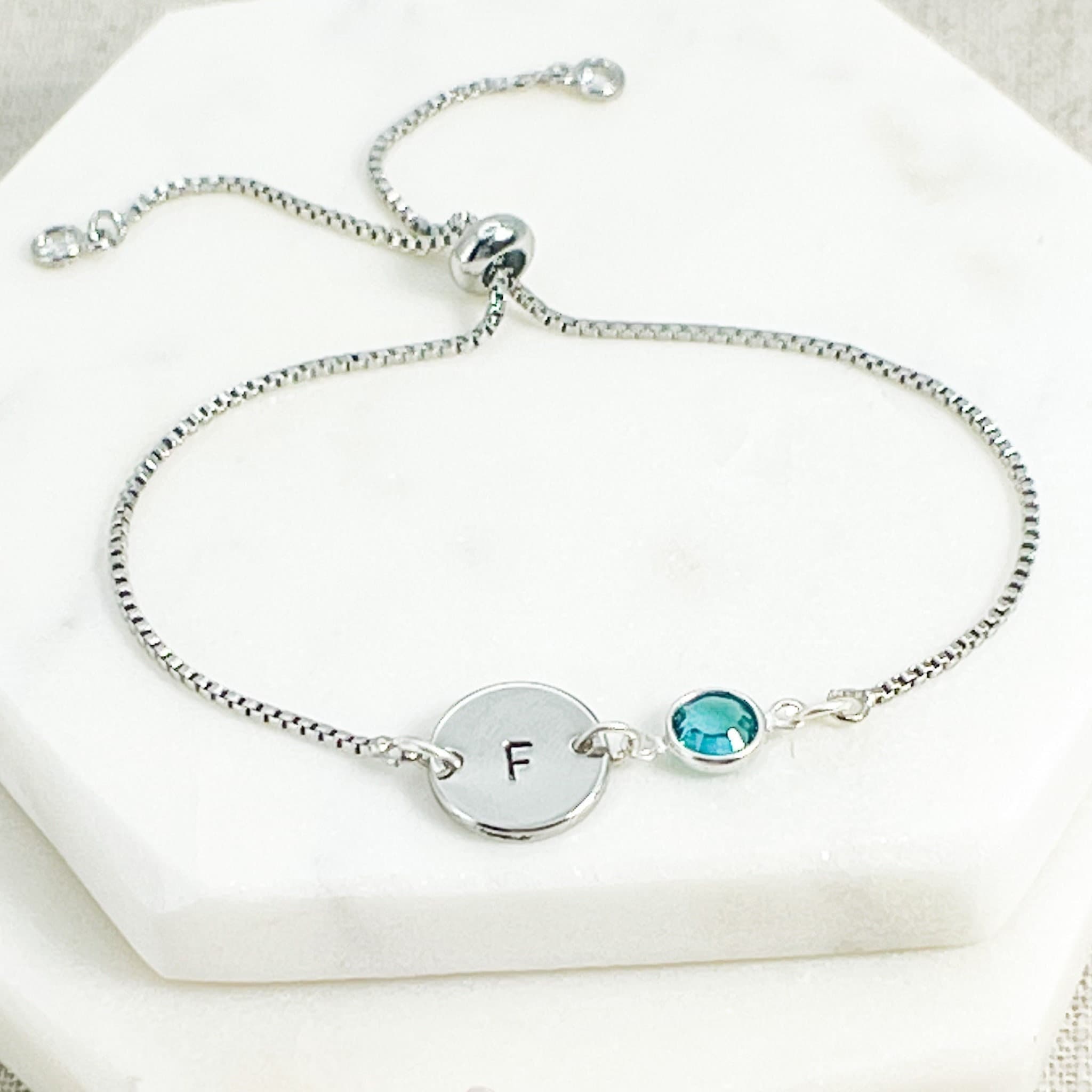 Charmes Lettres En Argent Sterling 925 Pour Bracelets - Cadeau Femme, Fille, Maman - Compatible Pandora