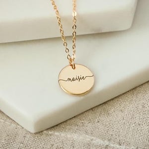 Geburtsstein Halskette - Personalisierter Gold Namen Schmuck für Sie - Geburtstagsgeschenk für Frauen - Valentinstagsgeschenk - Benutzerdefinierte Namenskette