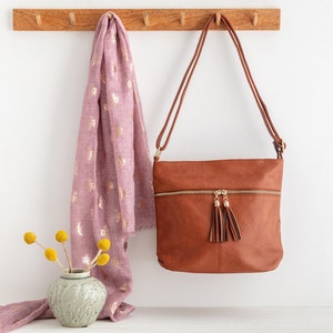 Sac à main personnalisé s Cadeaux personnalisés Cadeaux d'anniversaire pour elle Sac à bandoulière Sac à bandoulière rouge Cadeaux pour maman Cadeau pour la fête des Mères Marron