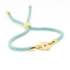 Personalised Initial Bracelet for Her | Gifts for Teenager | Initial Slider Bracelets for Women