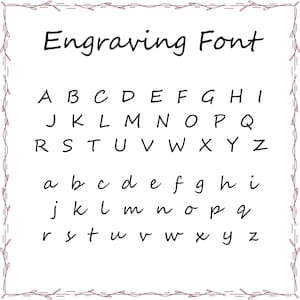 May include: A black and white image of the alphabet in an engraving font. The letters are in uppercase and lowercase.