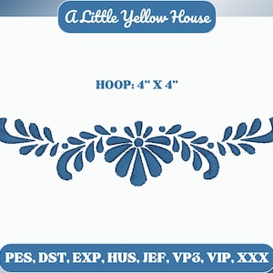 Accent Frame Border Embroidery Design File .pes, .dst, .exp, .jef, .hus, .vip, .vp3, .xxx