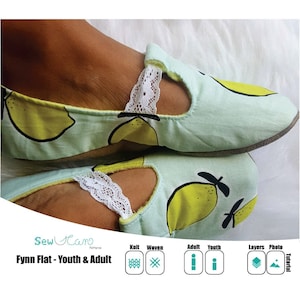 Youth Adult Fynn Flats PDF Pattern