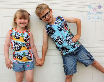 Kid & Teen Tri Tank PDF Pattern BUNDLE